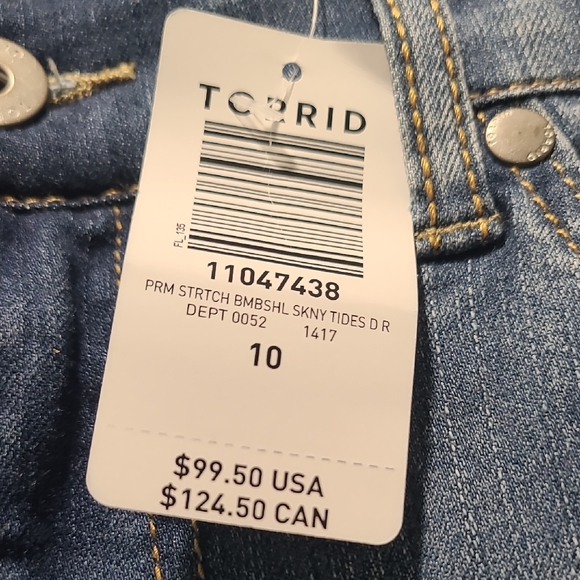 Torrid Bombshell Skinny High-Rise Jeans - Picture 2 of 7